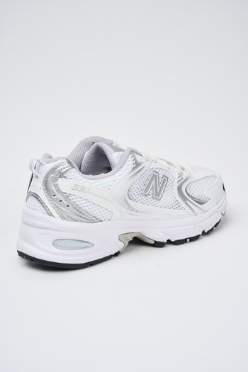 New Balance Sneaker White/silver Unisex - 5