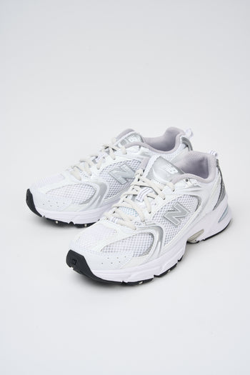 New Balance Sneaker White/silver Unisex - 6