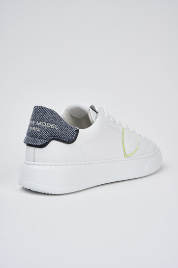 Philippe Model Sneaker Blanc Bleu Uomo - 5