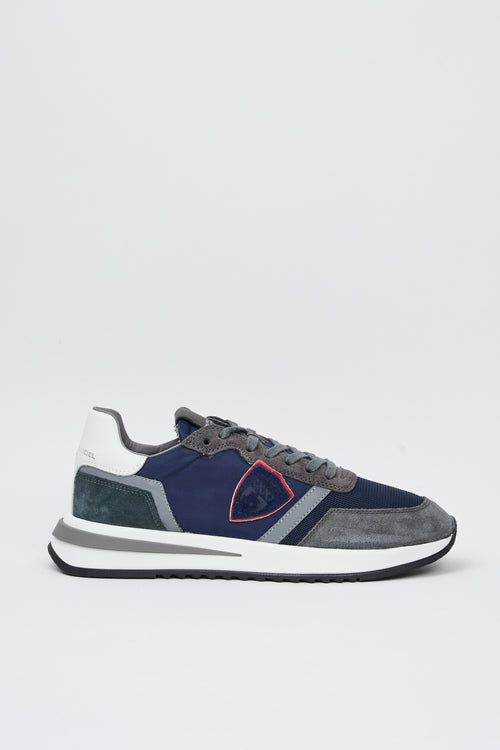 Philippe Model Sneaker Anthracite Bleu Uomo