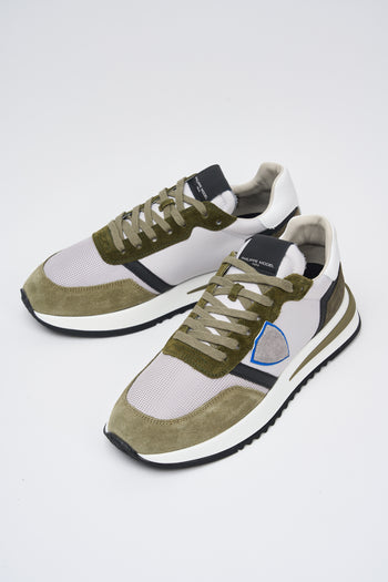 Philippe Model Sneaker Militaire Gris Uomo - 6