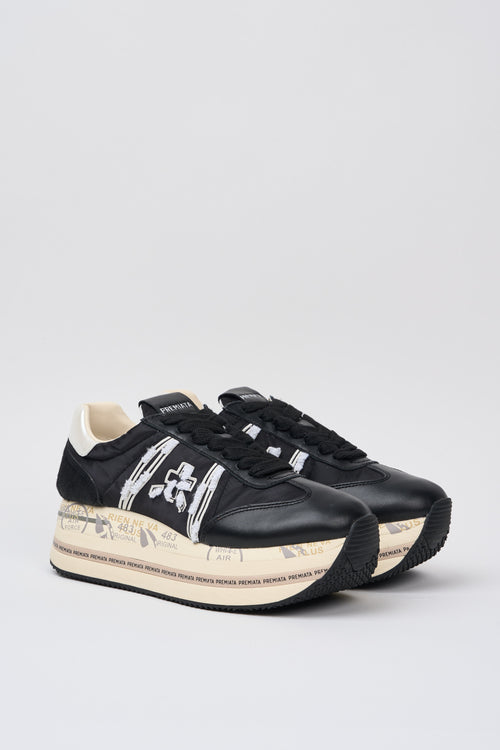 Premiata Sneaker Nero Donna - 2