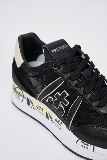 Premiata Sneaker Nero Donna - 4