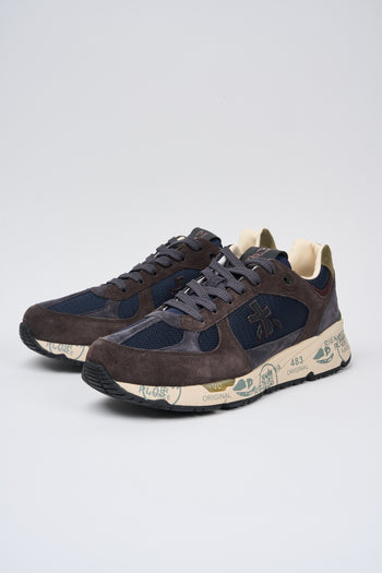 Premiata Sneaker Marrone/blu Uomo - 6