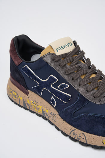 Premiata Sneaker Blu Uomo - 4