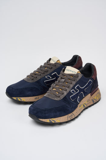 Premiata Sneaker Blu Uomo - 6