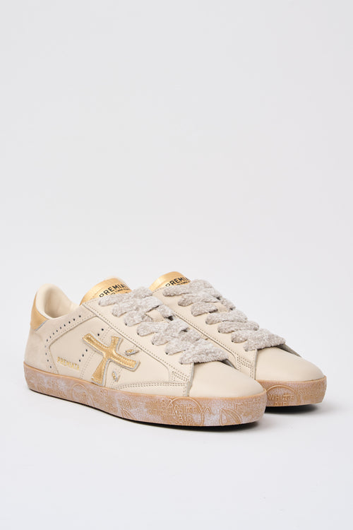 Premiata Sneaker Beige Donna - 2