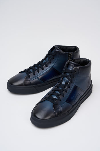 Santoni Sneaker Blue Uomo - 5