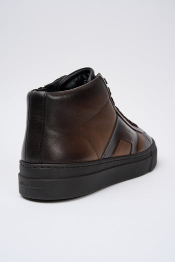 Santoni Sneaker Dark Brown Uomo - 5