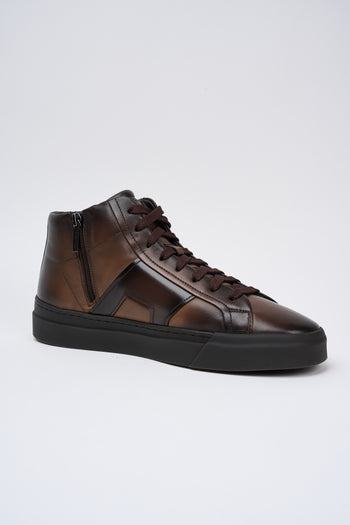 Santoni Sneaker Dark Brown Uomo - 6