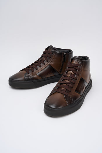 Santoni Sneaker Dark Brown Uomo - 7