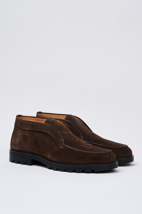 Santoni Polacchino Dark Brown Uomo - 2