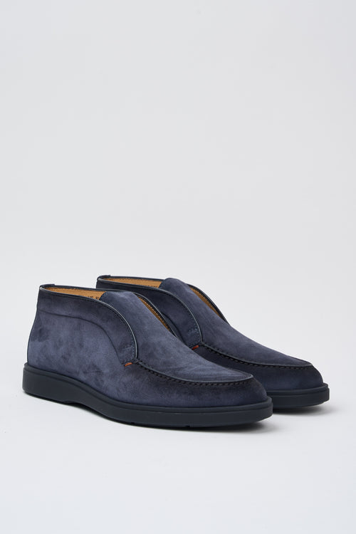 Santoni Polacchino Blue Uomo - 2