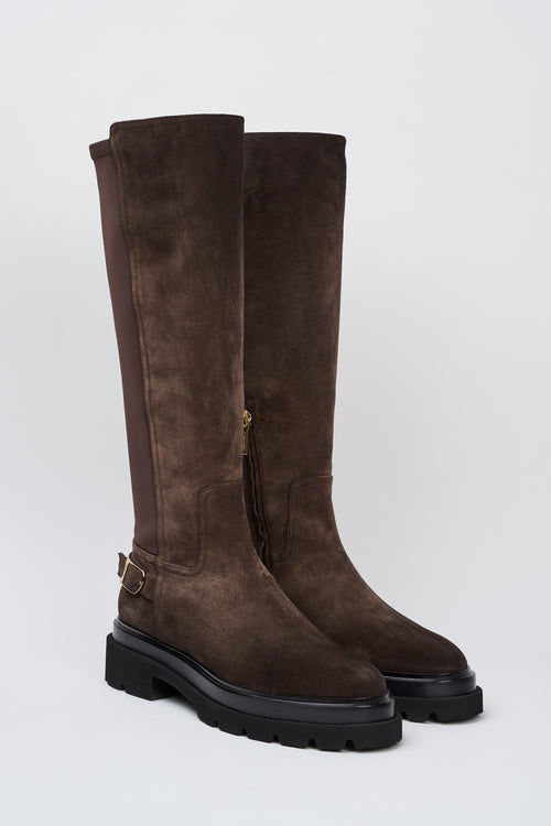 Santoni Stivale Dark Brown Donna - 2