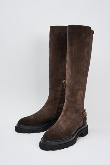 Santoni Stivale Dark Brown Donna - 6