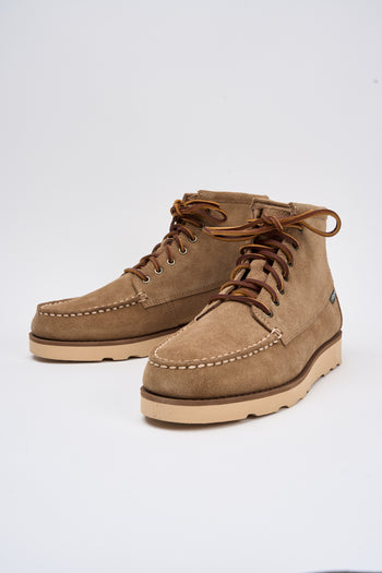 Sebago Scarponcino Beige Camel Uomo - 5