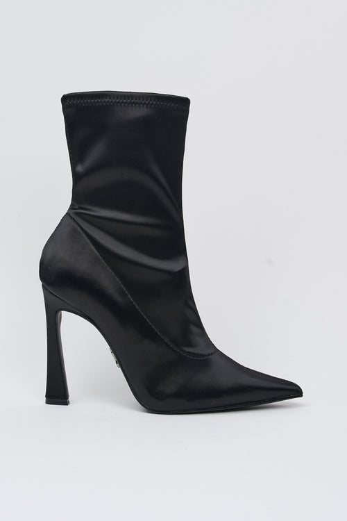 Steve Madden Stivaletto Blk Satin Donna - 1