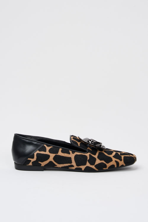 Tre Emme Mocassino Giraffa+nero Donna