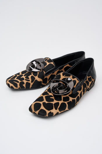 Tre Emme Mocassino Giraffa+nero Donna - 5