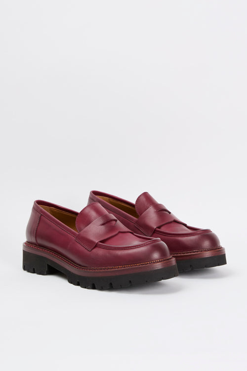 Tre Emme Mocassino Merlot Donna - 2