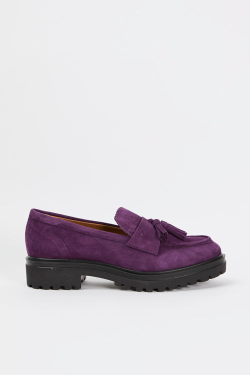 Tre Emme Mocassino Viola Donna