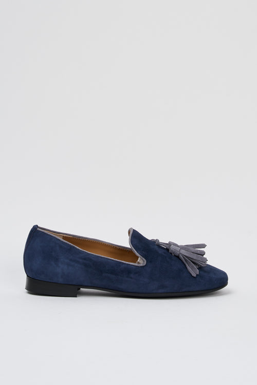 Tre Emme Mocassino Blu Donna