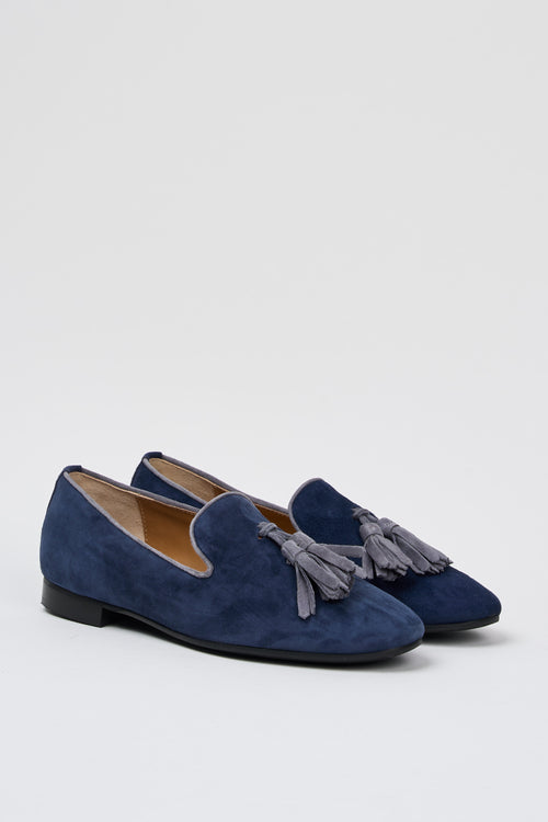 Tre Emme Mocassino Blu Donna - 2