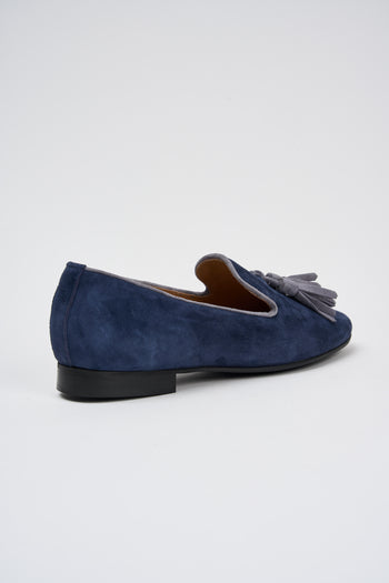 Tre Emme Mocassino Blu Donna - 4