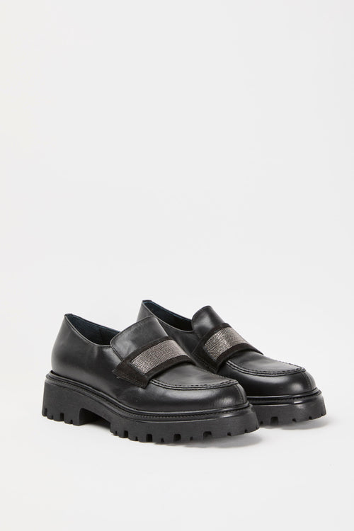 Tre Emme Mocassino Nero+acc.cdf Donna - 2