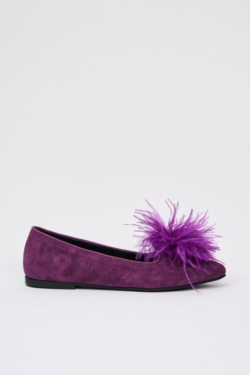 Tre Emme Mocassino Viola Donna