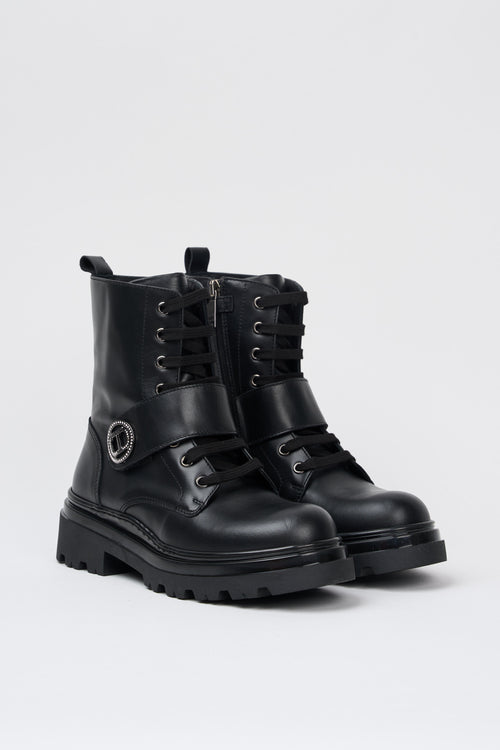 Twinset Stivaletto Nero Bambino