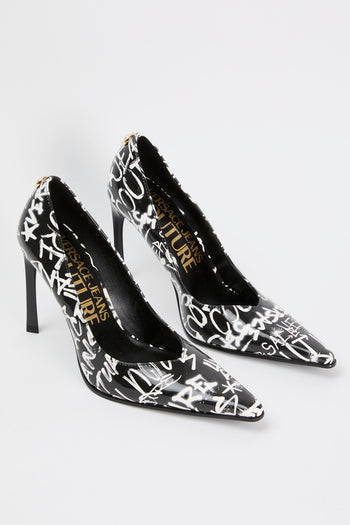 Versace Jeans Couture Décolleté Black/white Donna - 3