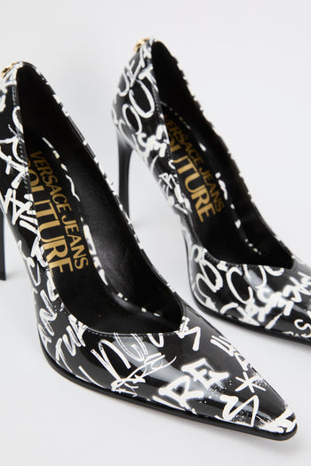Versace Jeans Couture Décolleté Black/white Donna - 4
