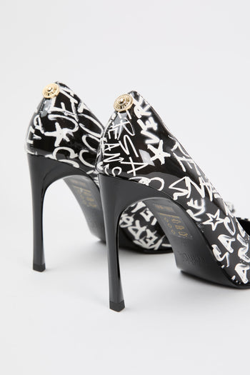 Versace Jeans Couture Décolleté Black/white Donna - 6