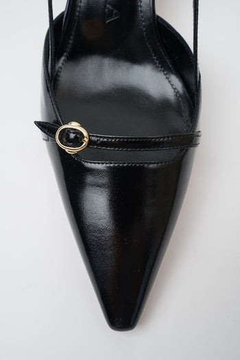 A.bocca Slingback Glossy Nero Donna - 3