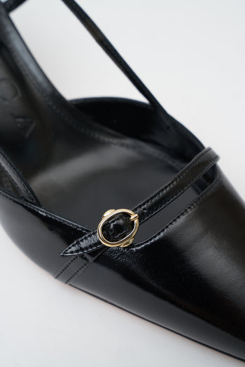 A.bocca Slingback Glossy Nero Donna - 4