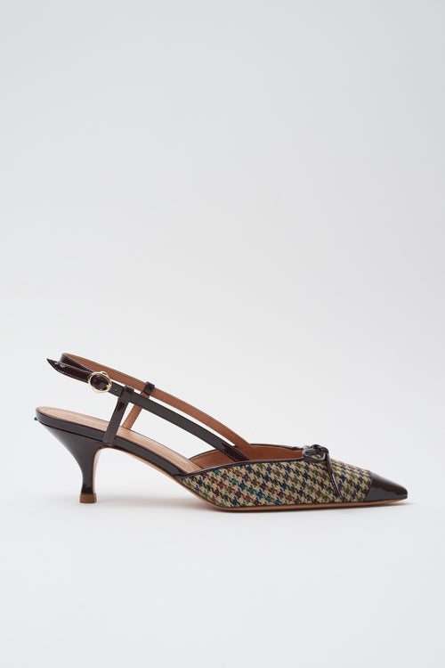 A.bocca Slingback Burgundy/galles Donna