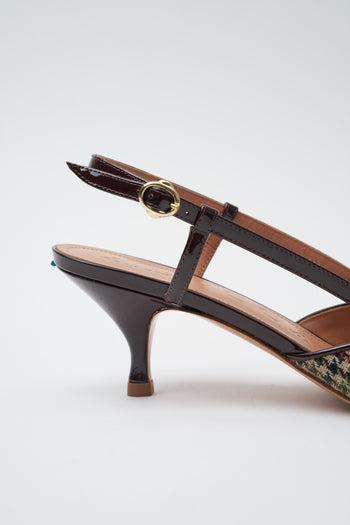 A.bocca Slingback Burgundy/galles Donna - 3