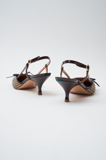 A.bocca Slingback Burgundy/galles Donna - 4