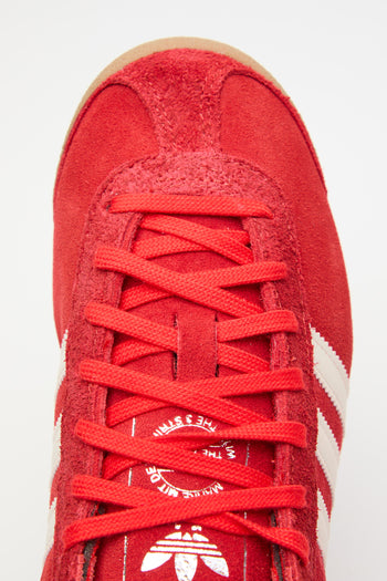 Adidas Sneaker Red/cream White/silver Met Donna - 9