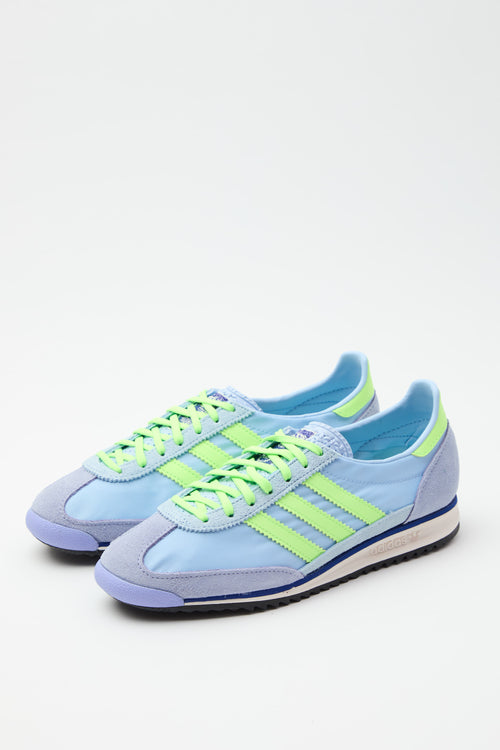 Adidas Sneaker Clear Sky/green/black Donna - 2