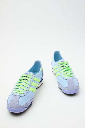 Adidas Sneaker Clear Sky/green/black Donna - 7