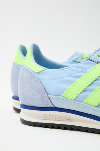 Adidas Sneaker Clear Sky/green/black Donna - 9