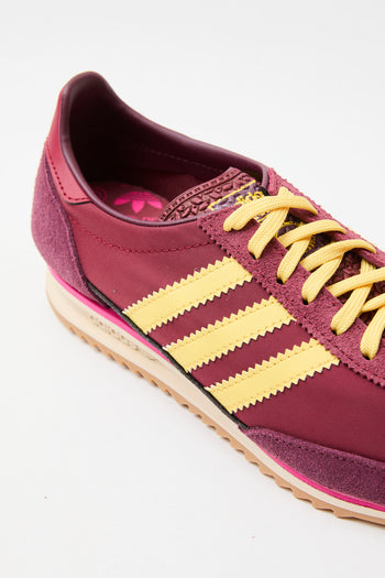 Adidas Sneaker Maroon/maroon/yellow Donna - 5