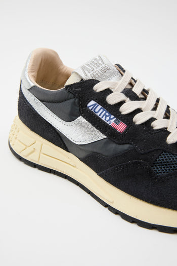 Autry Sneaker Black+silver Donna - 4