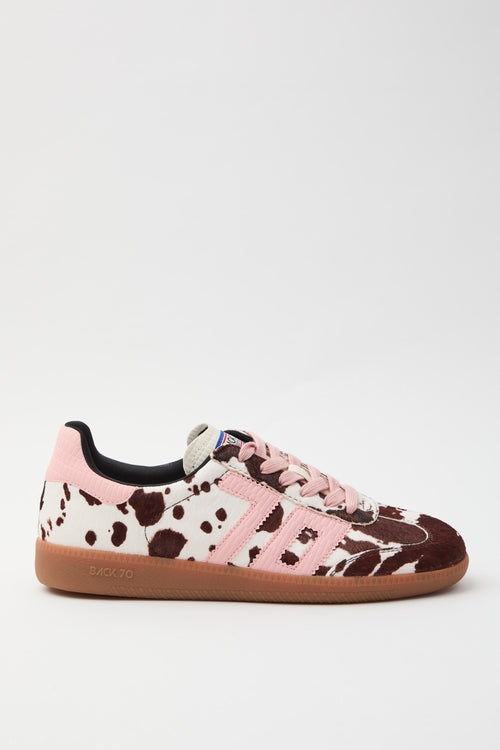 Back 70 Sneaker Cow Black/white Pink Donna
