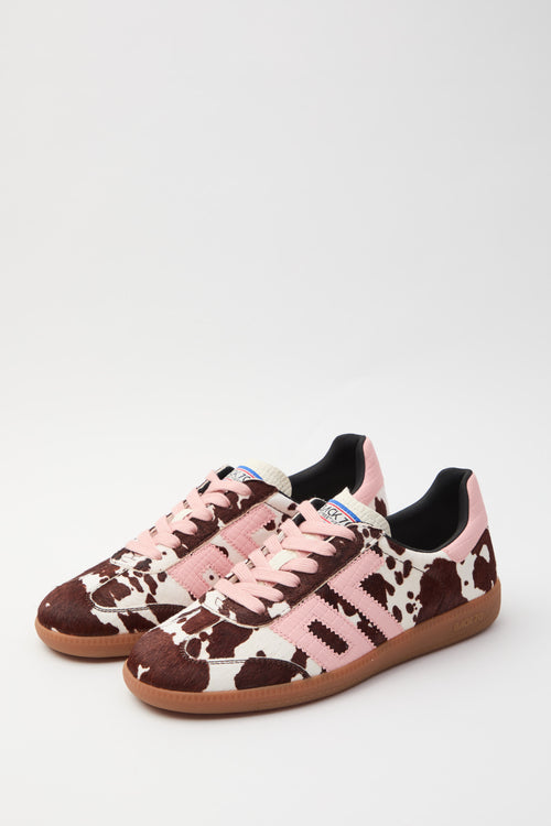 Back 70 Sneaker Cow Black/white Pink Donna - 2