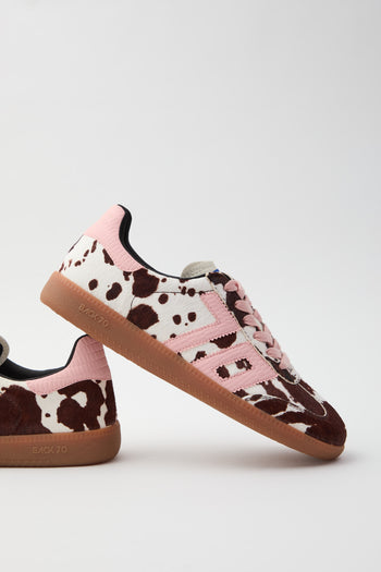 Back 70 Sneaker Cow Black/white Pink Donna - 3