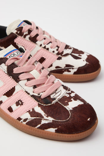 Back 70 Sneaker Cow Black/white Pink Donna - 4