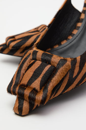 Bibi Lou Slingback Cebra Donna - 7